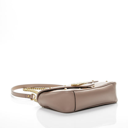 Gucci Calfskin Matelasse Studded Mini Pearly GG Marmont Shoulder Bag Porcelain Rose 4 of 7