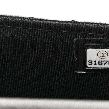 Chanel Lambskin Quilted Top Handle Flap Coin Purse With Chain Black 8 of 13