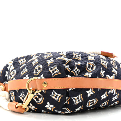 Louis Vuitton Nylon Monogram Cruise Bulles MM Navy 10 of 12
