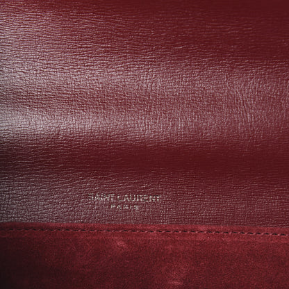 Saint Laurent Calfskin Medium Bellechasse Satchel Palissandre 6 of 8