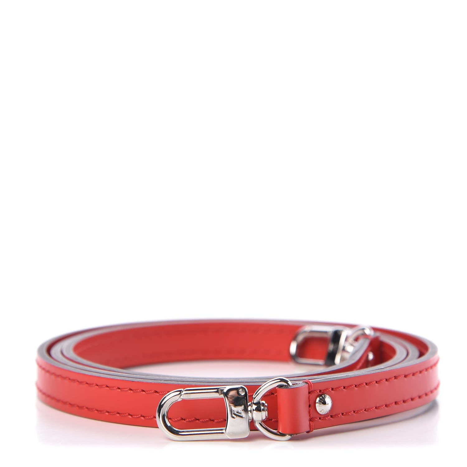 Louis Vuitton Calfskin 12mm Alma BB Shoulder Strap Coquelicot 1 of 2
