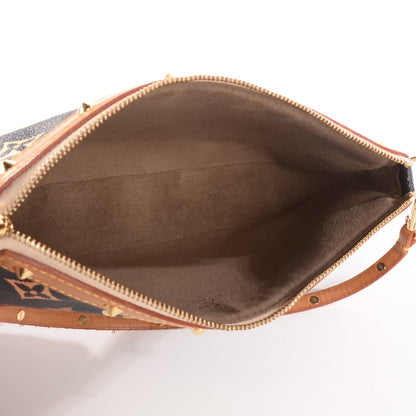 Louis Vuitton Monogram Multicolor Pochette Accessories Black 6 of 7