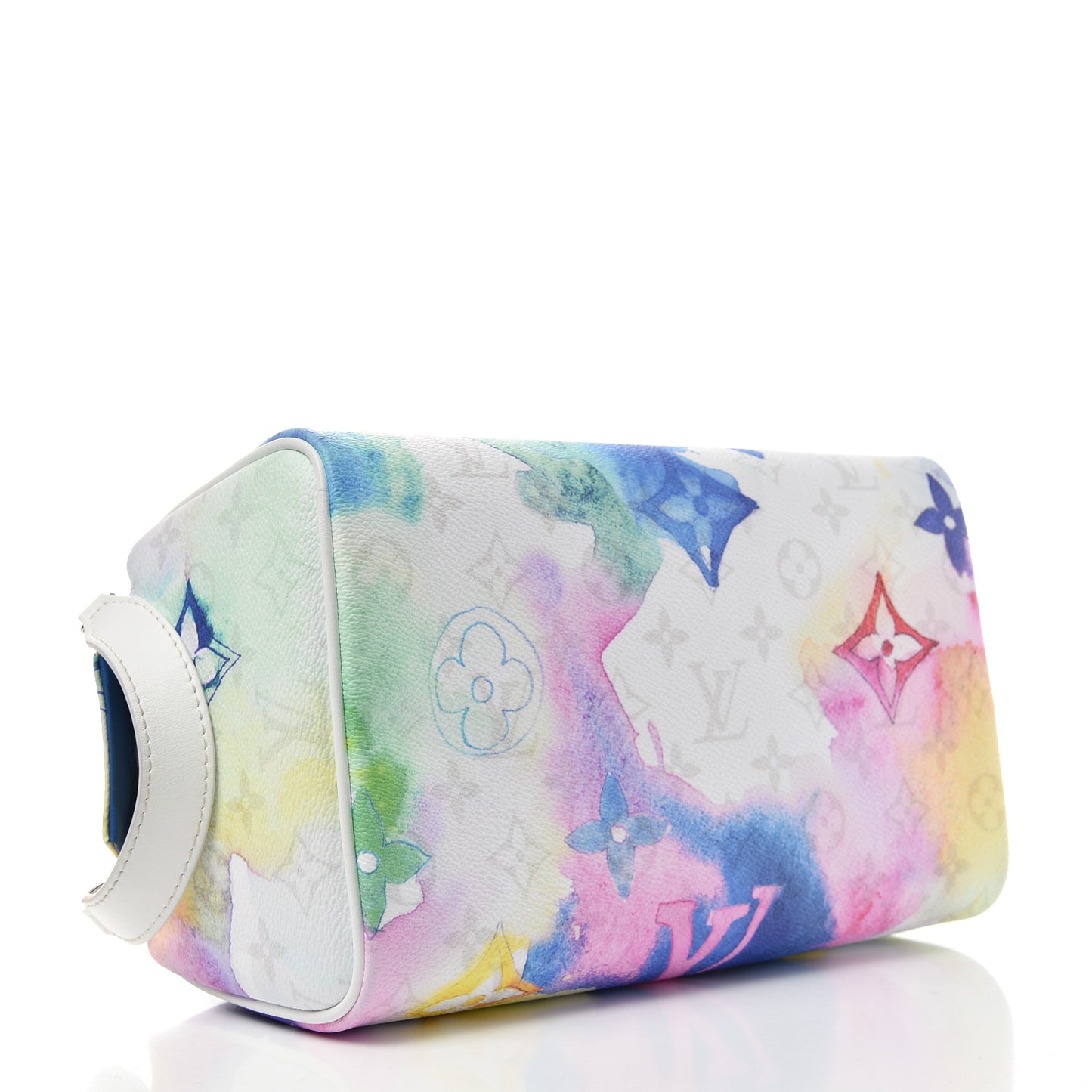 Monogram Watercolor Dopp Kit Toilet Pouch Multicolor