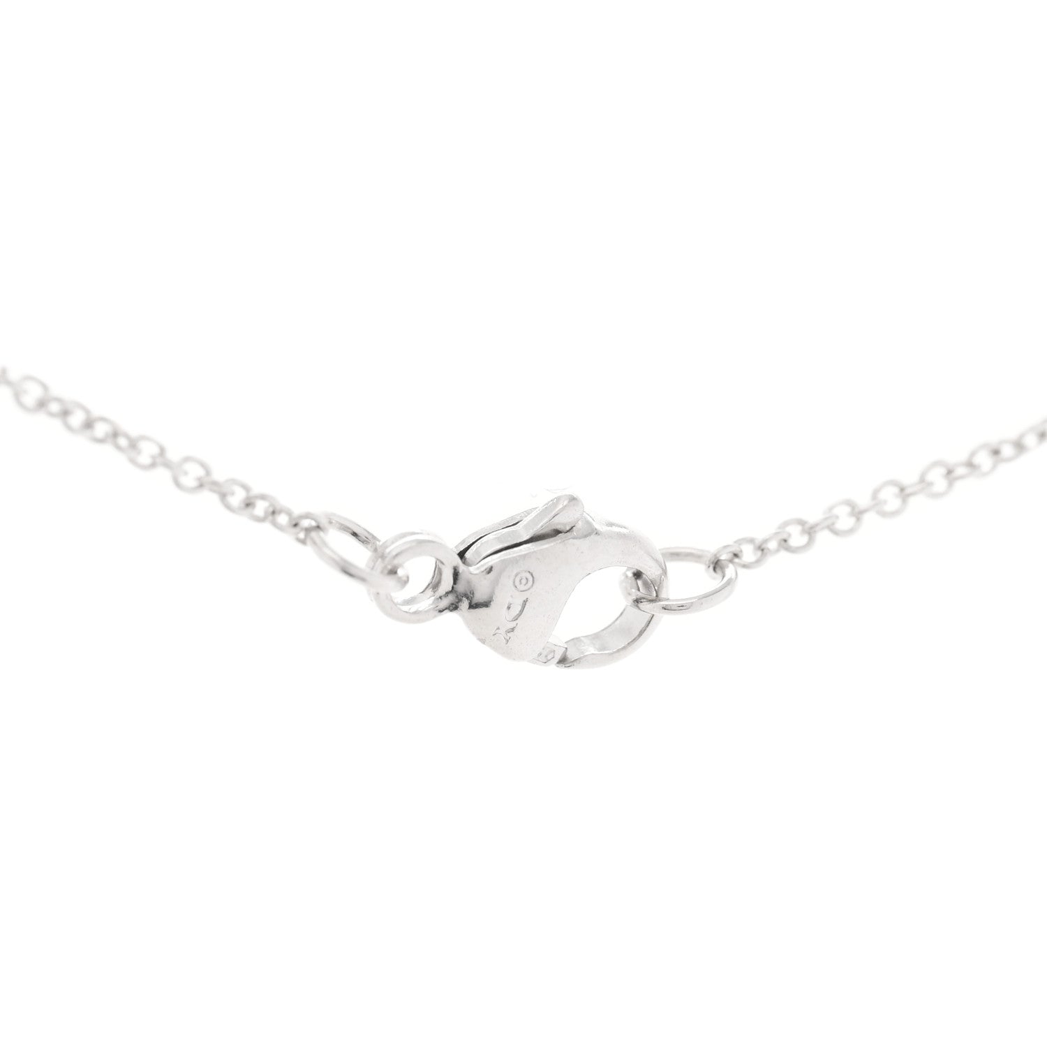David Yurman 18K White Gold Diamond Venetian Quatrefoil Pendant Necklace 3 of 3