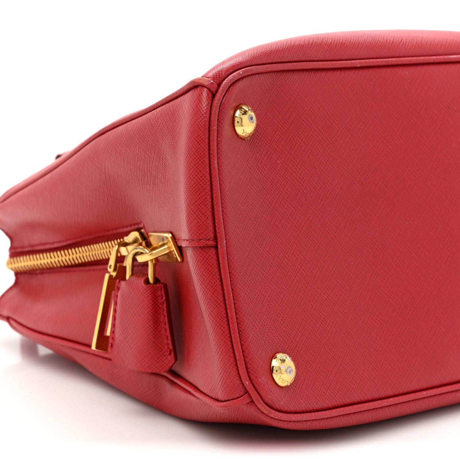 Prada Saffiano Lux Parabole Tote Fuoco 10 of 19