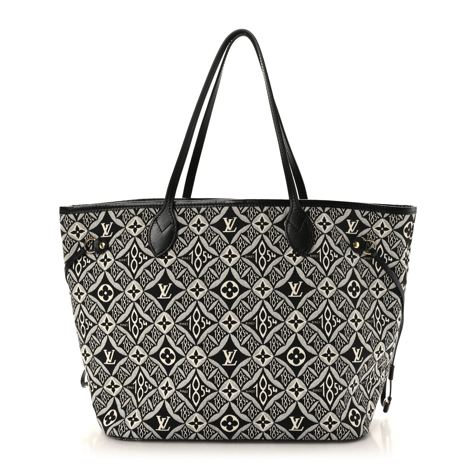 Louis Vuitton Jacquard Since 1854 Neverfull MM Grey 1 of 9