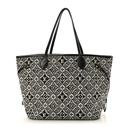 Louis Vuitton Jacquard Since 1854 Neverfull MM Grey 1 of 9
