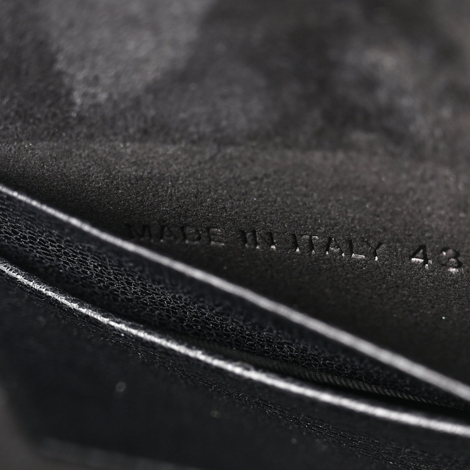 Christian Dior Goatskin Double Saddle Pouch Black 7 of 12