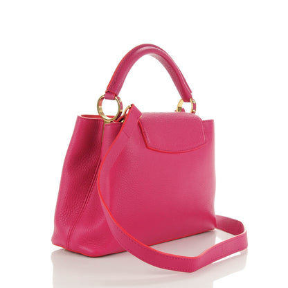 Louis Vuitton Taurillon Capucines BB Hibiscus Flamingo 3 of 7