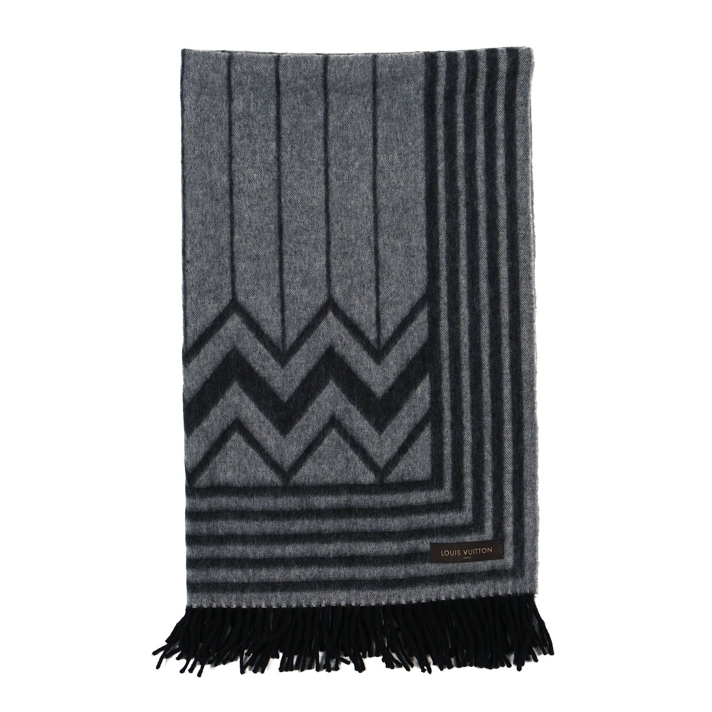 Lambswool Cashmere Karakoram Scarf Grey