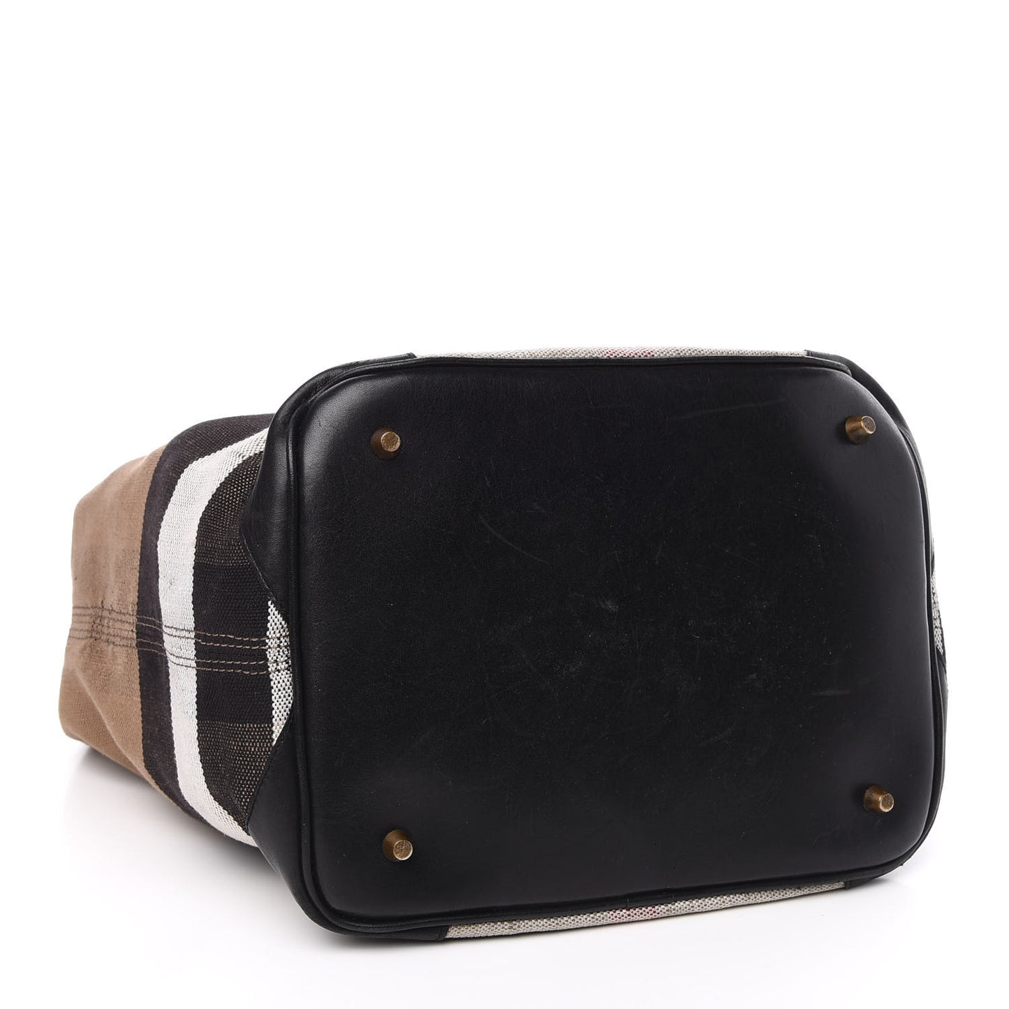 Canvas Mega Check Medium Ashby Hobo Black
