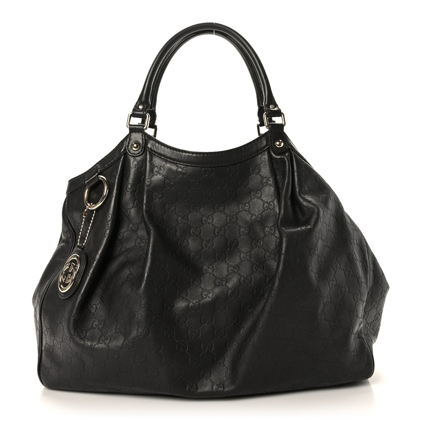 Guccissima Signature Large Sukey Tote Chocolate