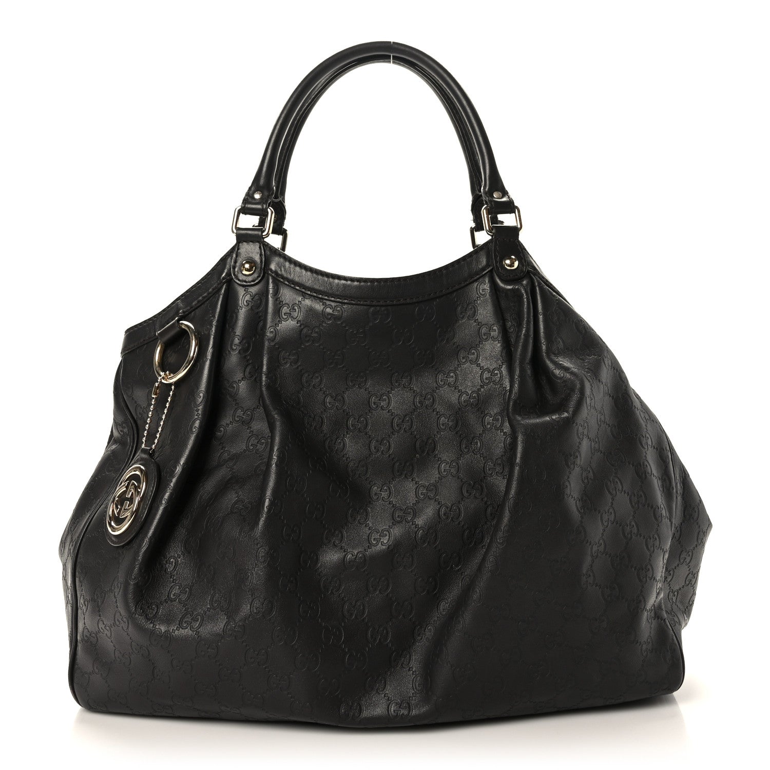 Gucci Guccissima Signature Large Sukey Tote Chocolate 1 of 13