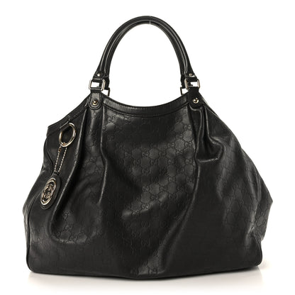 Gucci Guccissima Signature Large Sukey Tote Chocolate 1 of 13
