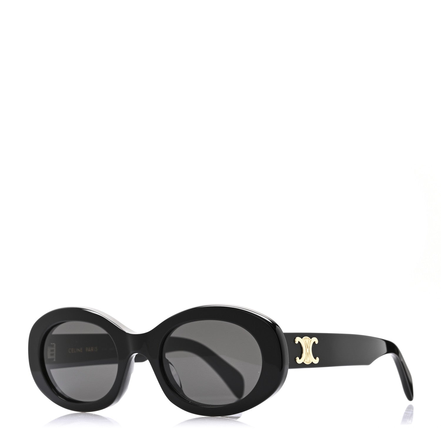 Celine Acetate Triomphe 01 Sunglasses CL 40194U Black 1 of 7