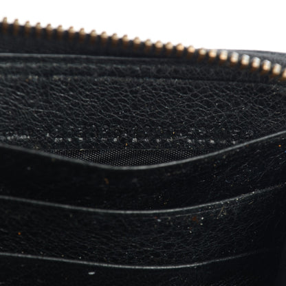 Balenciaga Chevre Classic Hardware Continental Zip Around Wallet Black 11 of 14