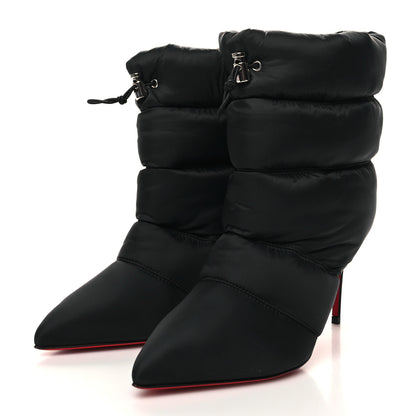 Christian Louboutin Nylon Astro Pointue Padded 85 Ankle Boots 38 Black 3 of 6