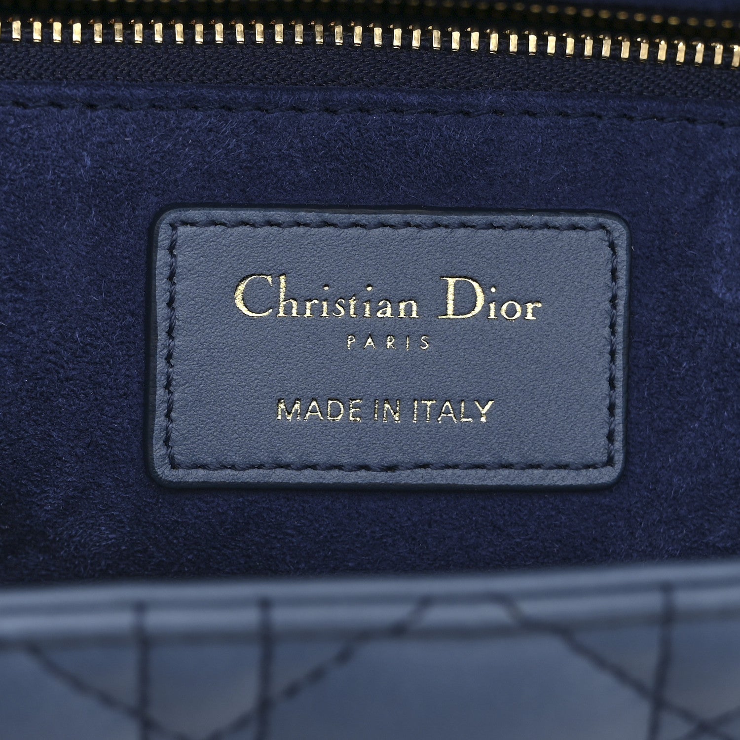 Christian Dior Lambskin Cannage Gradient Large Lady Dior Blue 6 of 13