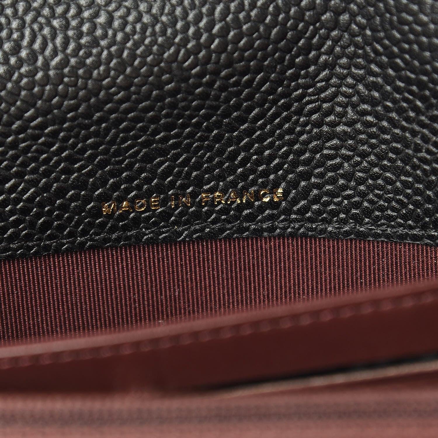 Chanel Caviar Quilted Large Gusset Flap Wallet Black 7 of 13