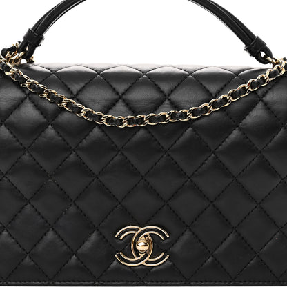 Chanel Lambskin Quilted Small Citizen Chic Flap Black 8 of 10
