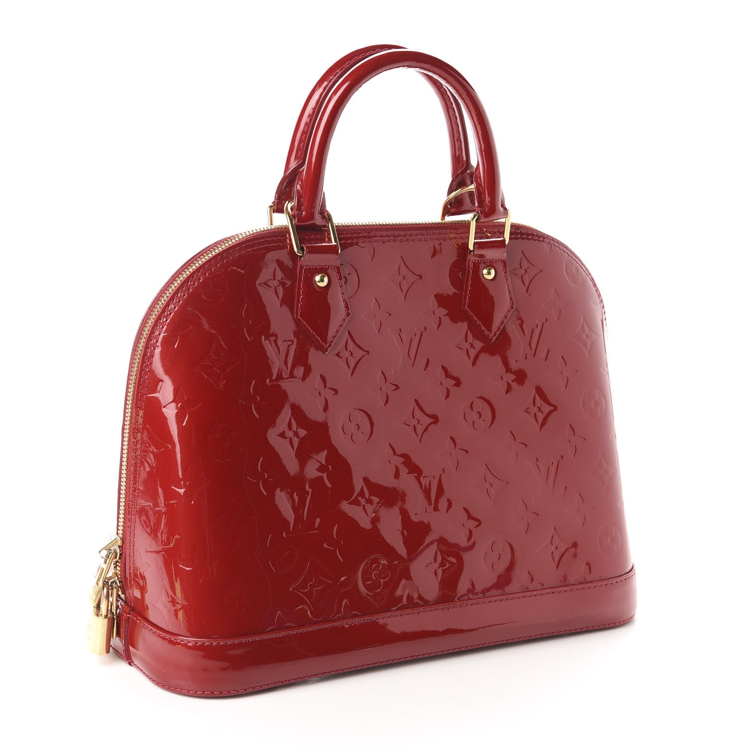 Louis Vuitton Vernis Alma PM Pomme D'Amour 3 of 11
