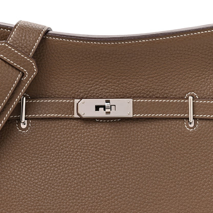 Hermes Taurillon Clemence Jypsiere 28 Etoupe 7 of 9