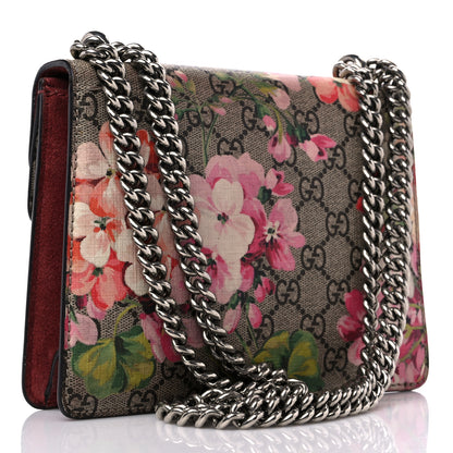 Gucci GG Supreme Monogram Blooms Mini Dionysus Shoulder Bag Beige Multicolor Dry Rose 3 of 11