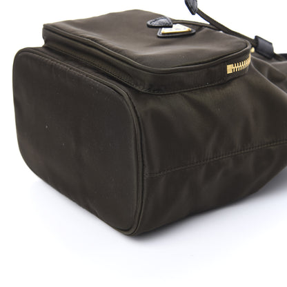 Prada Saffiano Tessuto Nylon Mini Bucket Crossbody Bag Mimetico 9 of 10