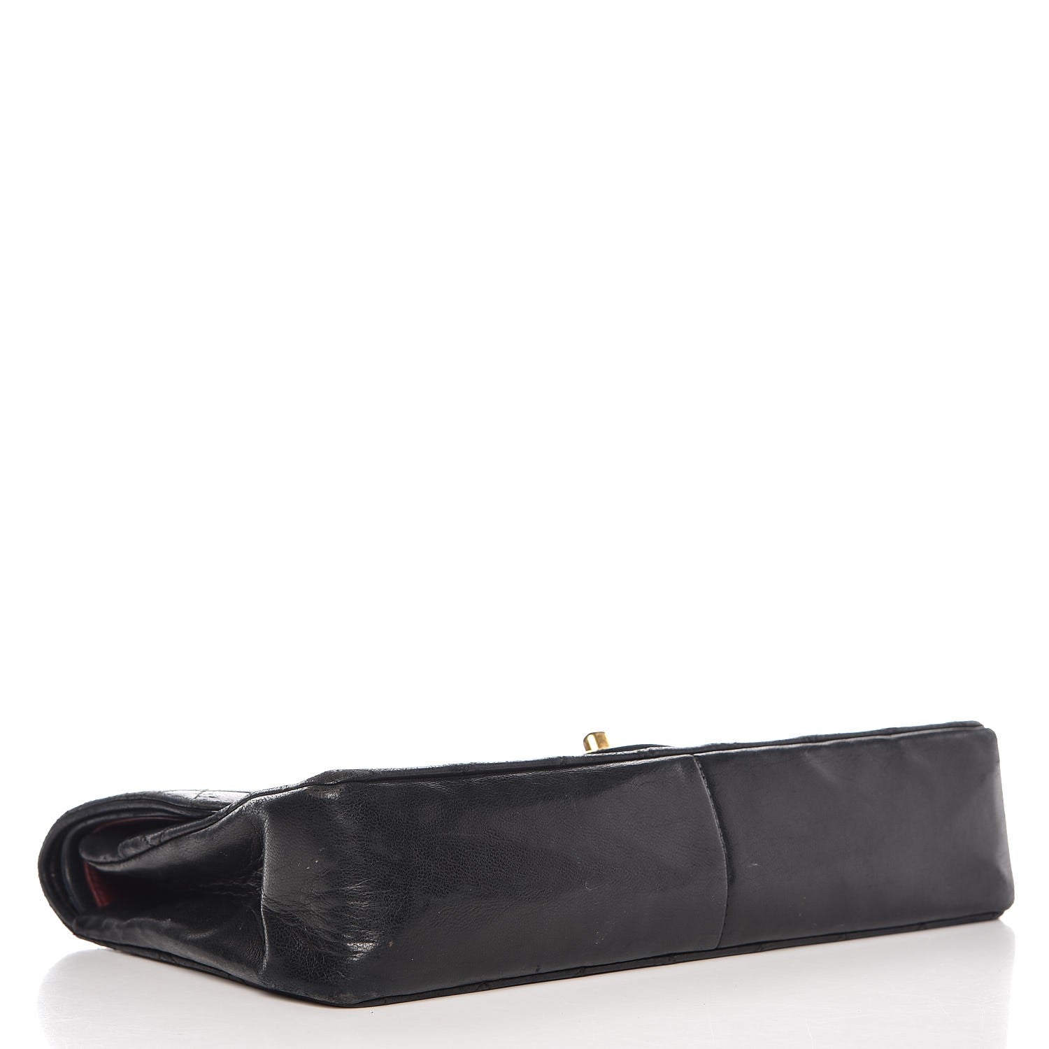 Chanel Lambskin Quilted Medium Double Flap Black 4 of 17
