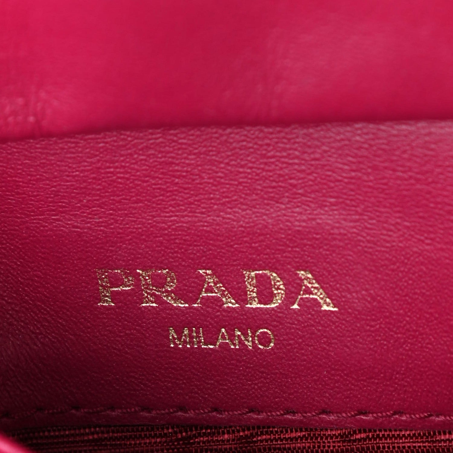 Prada Vitello Move Bi-Fold Wallet Ibisco 6 of 8