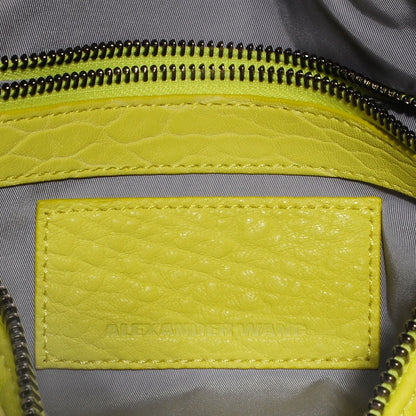 Alexander Wang Pebbled Lambskin Rocco Acid Black Nickel Hardware 5 of 6