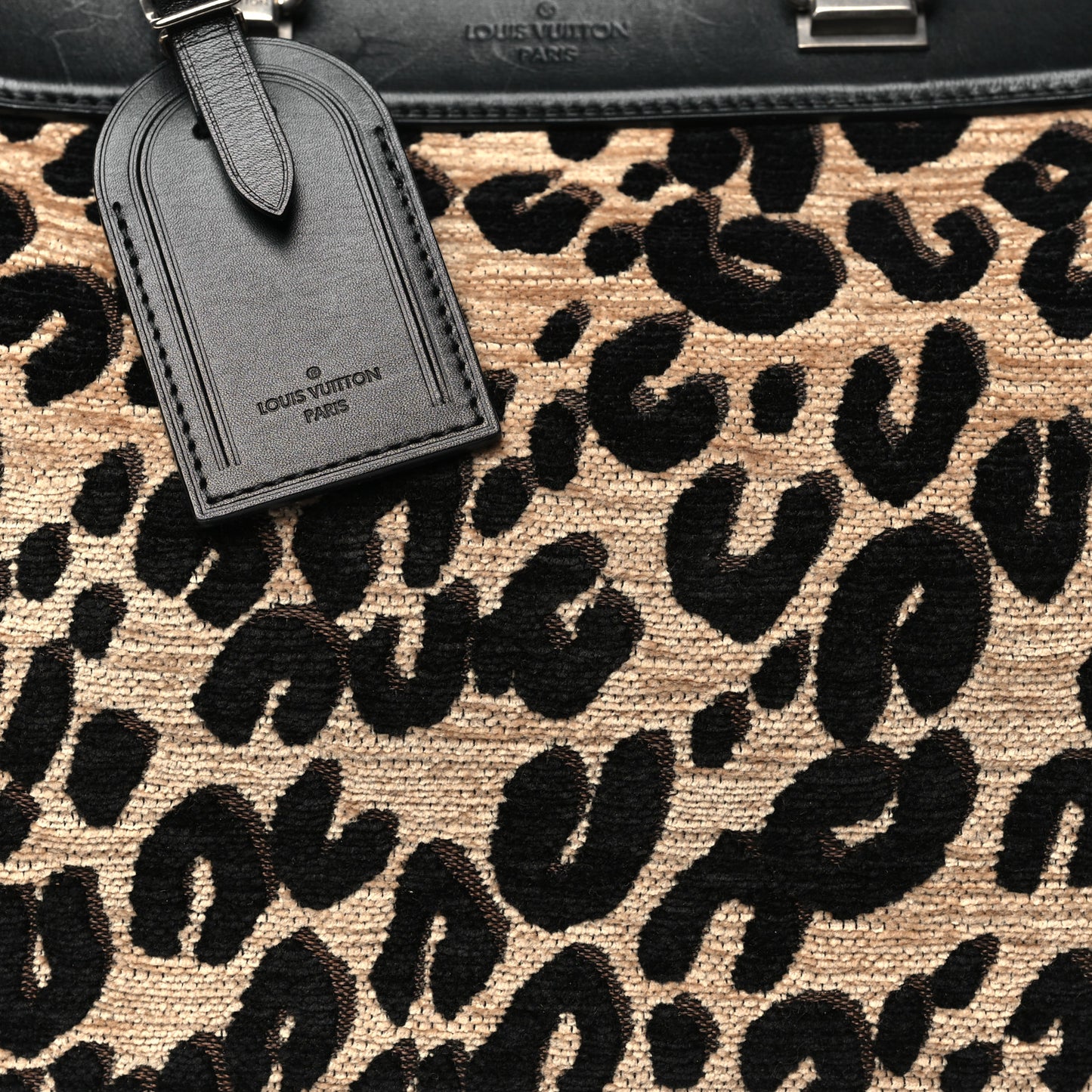 Jacquard Velvet Leopard Print Stephen Sprouse Speedy