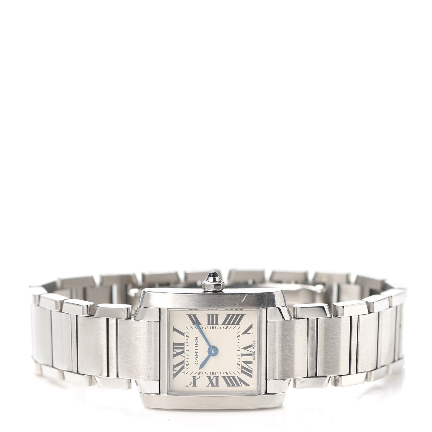 Stainless Steel 20mm Tank Francaise Quartz Watch