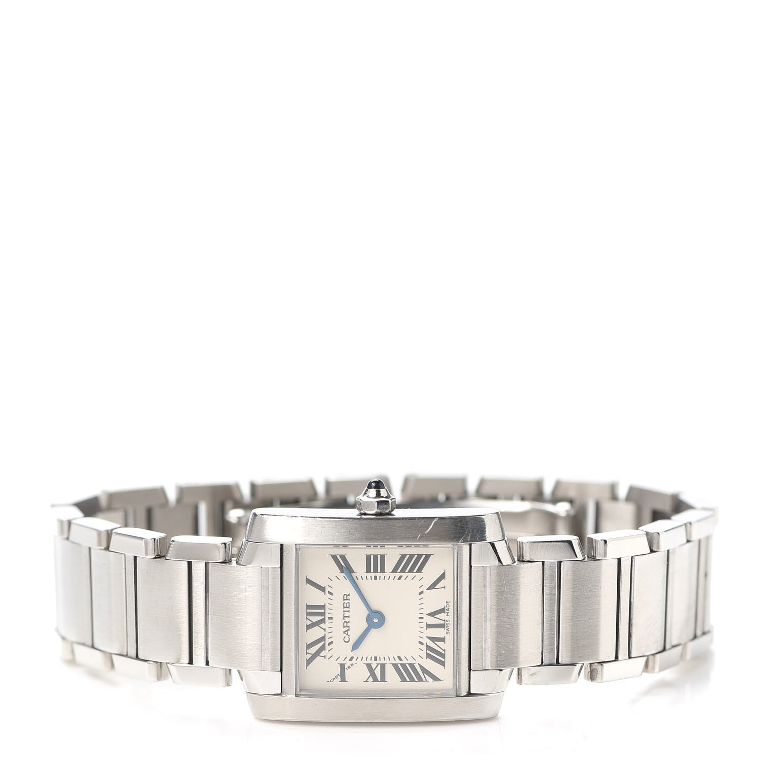Cartier Stainless Steel 20mm Tank Francaise Quartz Watch 2 of 5