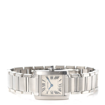 Cartier Stainless Steel 20mm Tank Francaise Quartz Watch 2 of 5