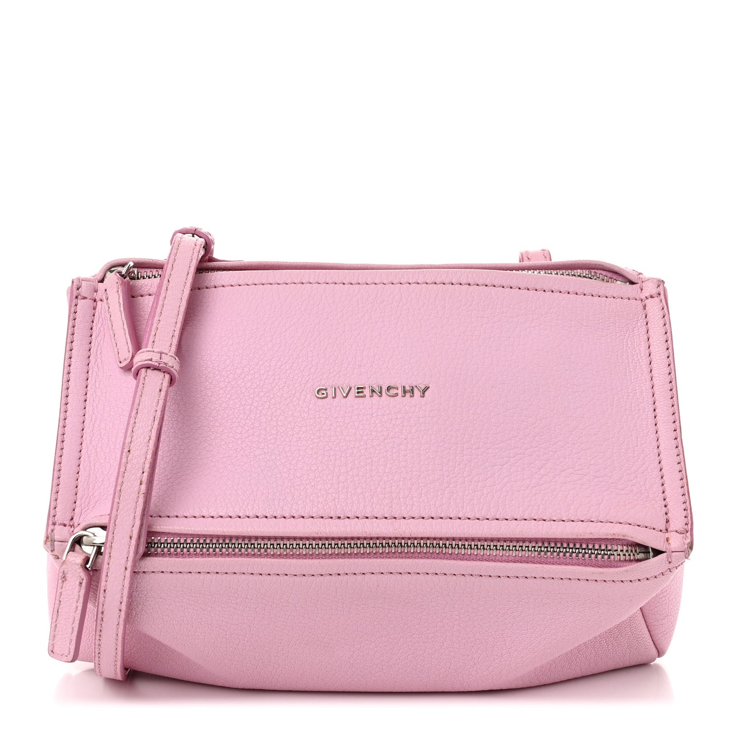 Sugar Goatskin Mini Pandora Bright Pink