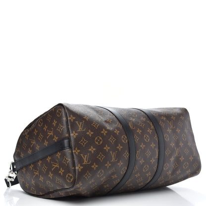 Louis Vuitton Monogram Macassar Keepall Bandouliere 45 3 of 8