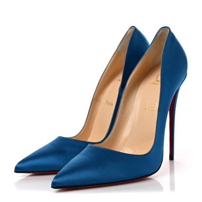 Christian Louboutin Satin So Kate 120 Pumps 42 Positano 3 of 8