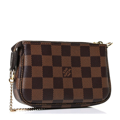 Louis Vuitton Damier Ebene Mini Pochette Accessories 2 of 4