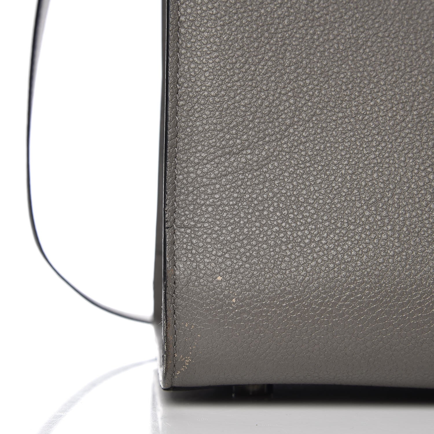 Saint Laurent Grained Calfskin Small Sac De Jour Fog 8 of 12