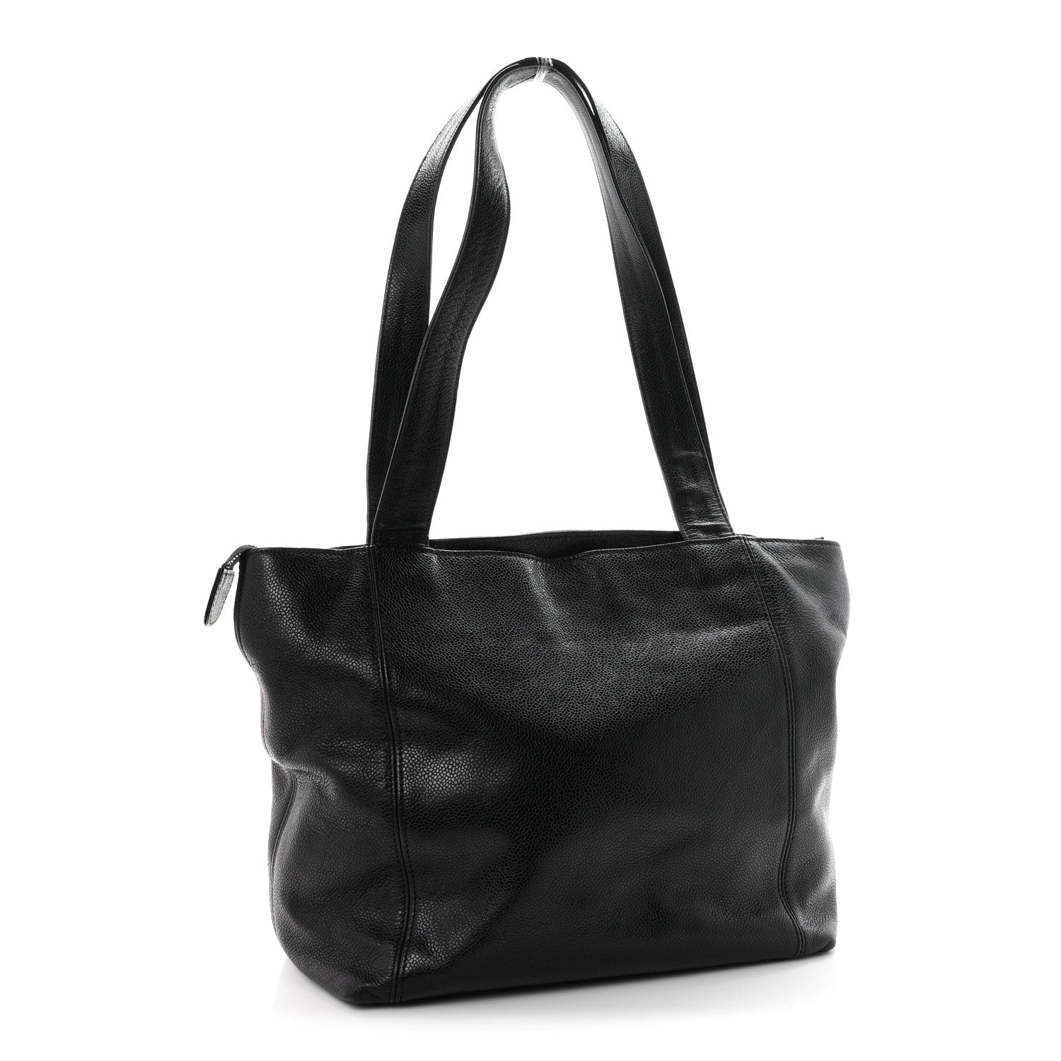Chanel Caviar CC Shopper Tote Black 3 of 13