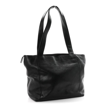 Chanel Caviar CC Shopper Tote Black 3 of 13