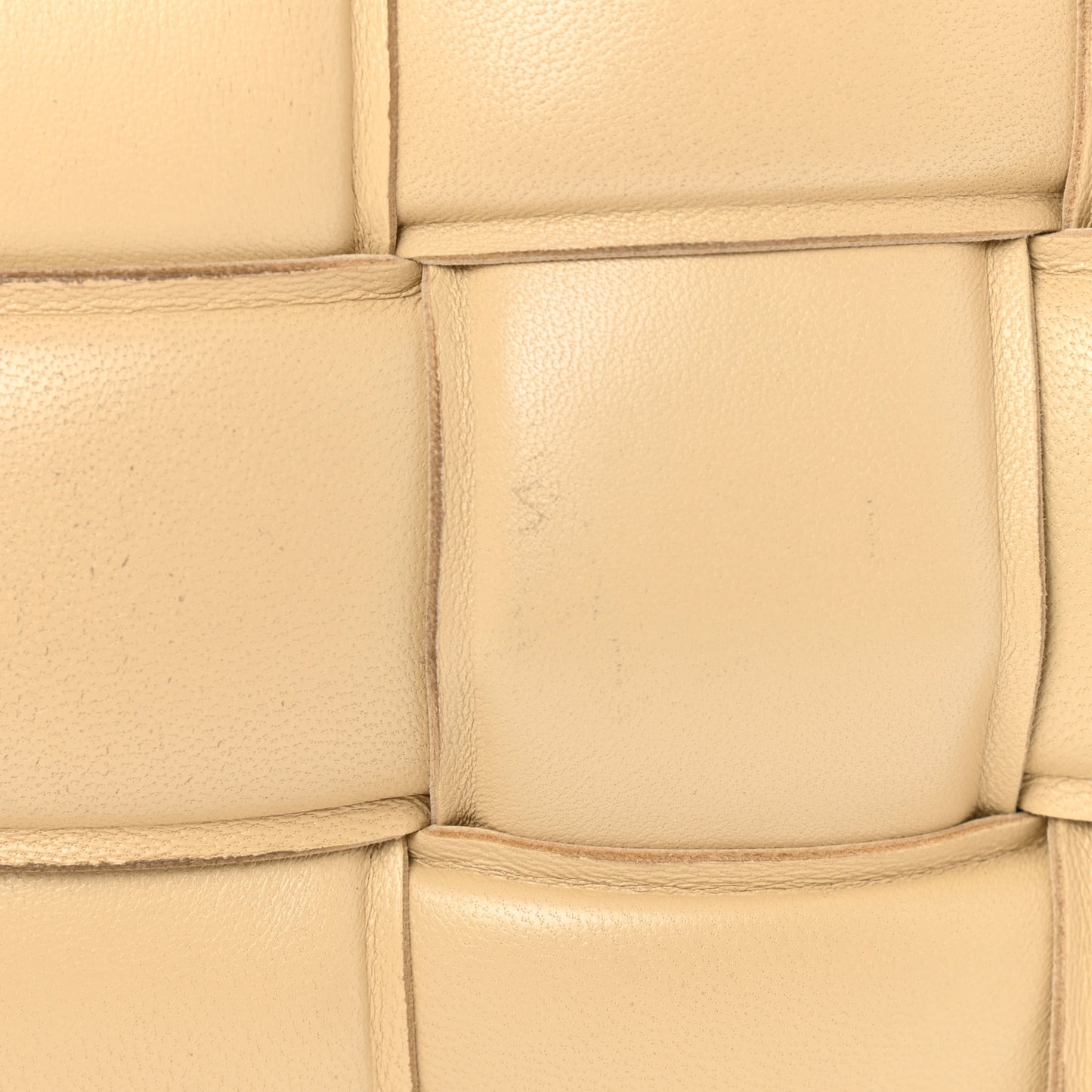 Nappa Maxi Intreccio Padded Cassette Crossbody Bag Porridge