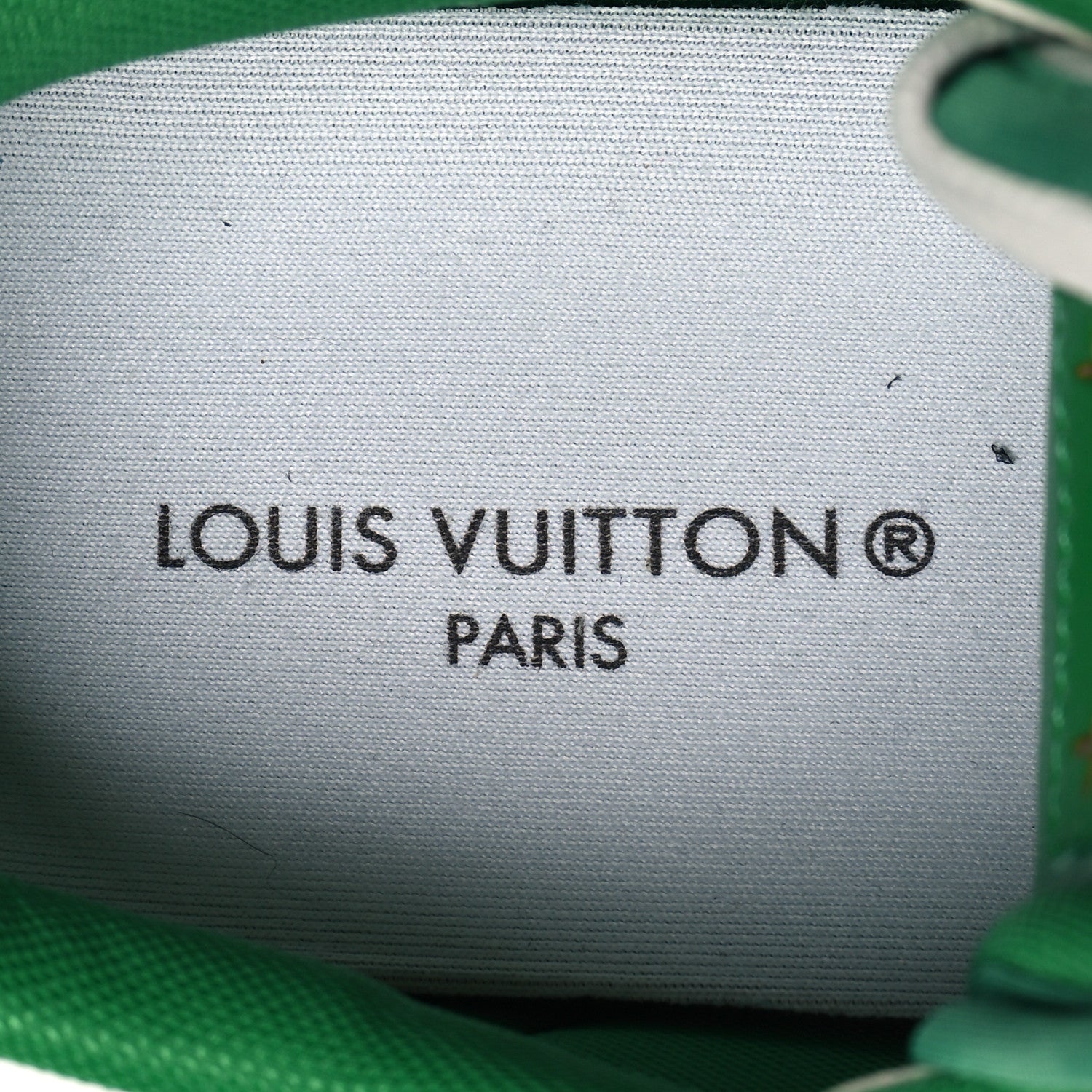 Louis Vuitton Calfskin Womens Charlie Sneaker 38 White Green 9 of 9