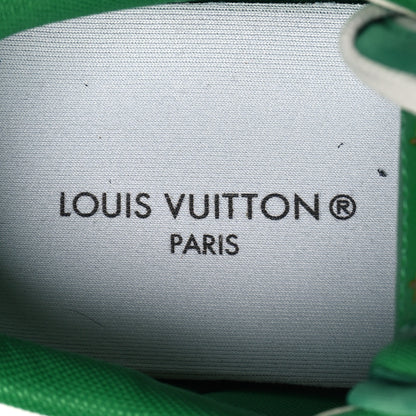 Louis Vuitton Calfskin Womens Charlie Sneaker 38 White Green 9 of 9
