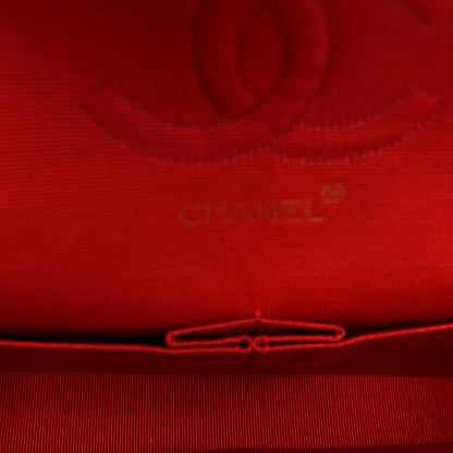 Chanel Jersey Quilted Medium Double Flap Black 5 of 10