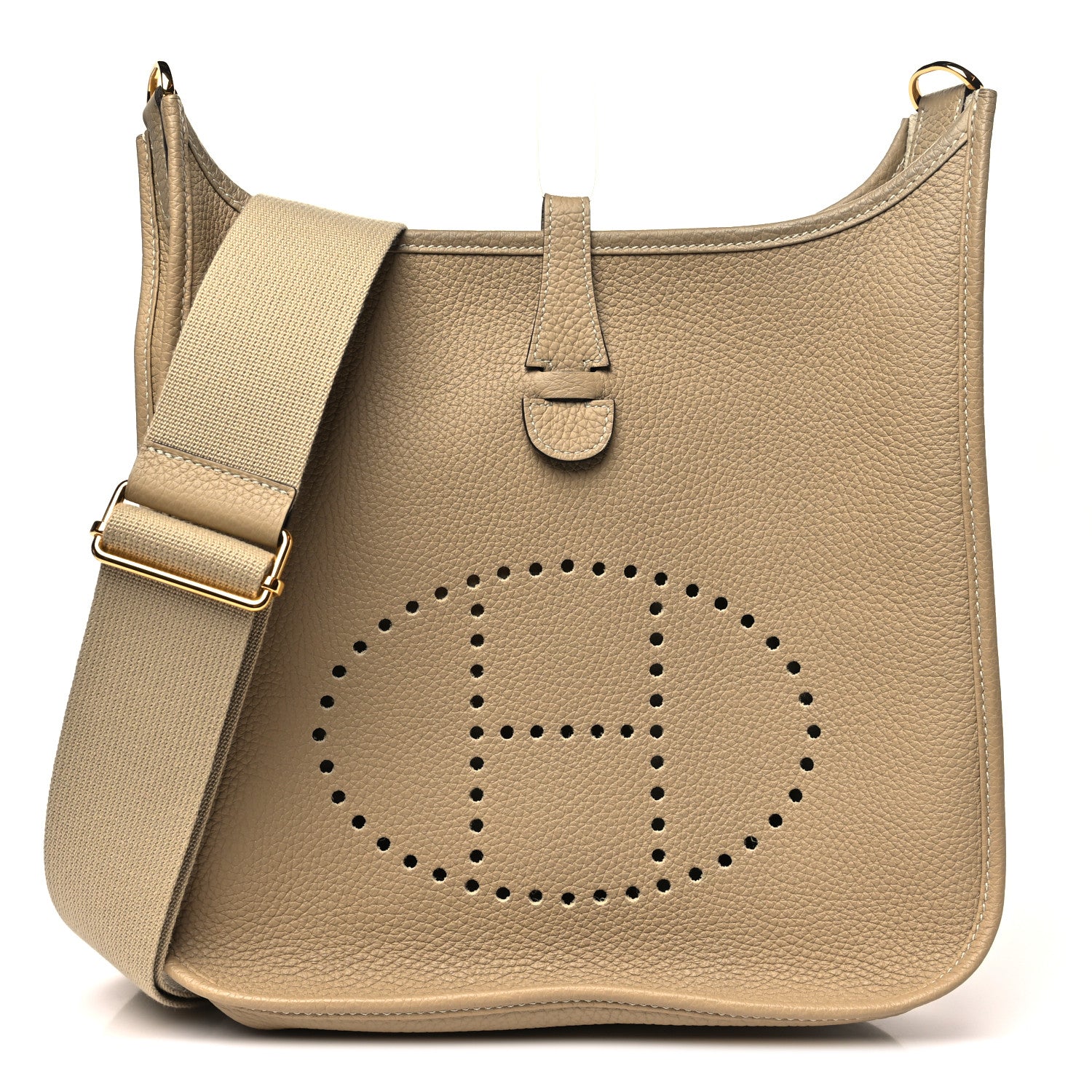 Hermes Taurillon Clemence EVELYNE III PM Trench 1 of 11