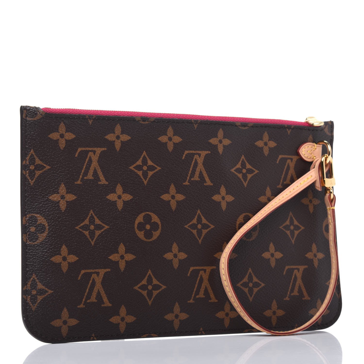 Louis Vuitton Monogram Neverfull MM GM Pochette Pivoine 3 of 12