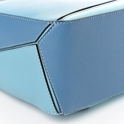 Loewe Calfskin Small Puzzle Bag Light Blue Aqua 8 of 10