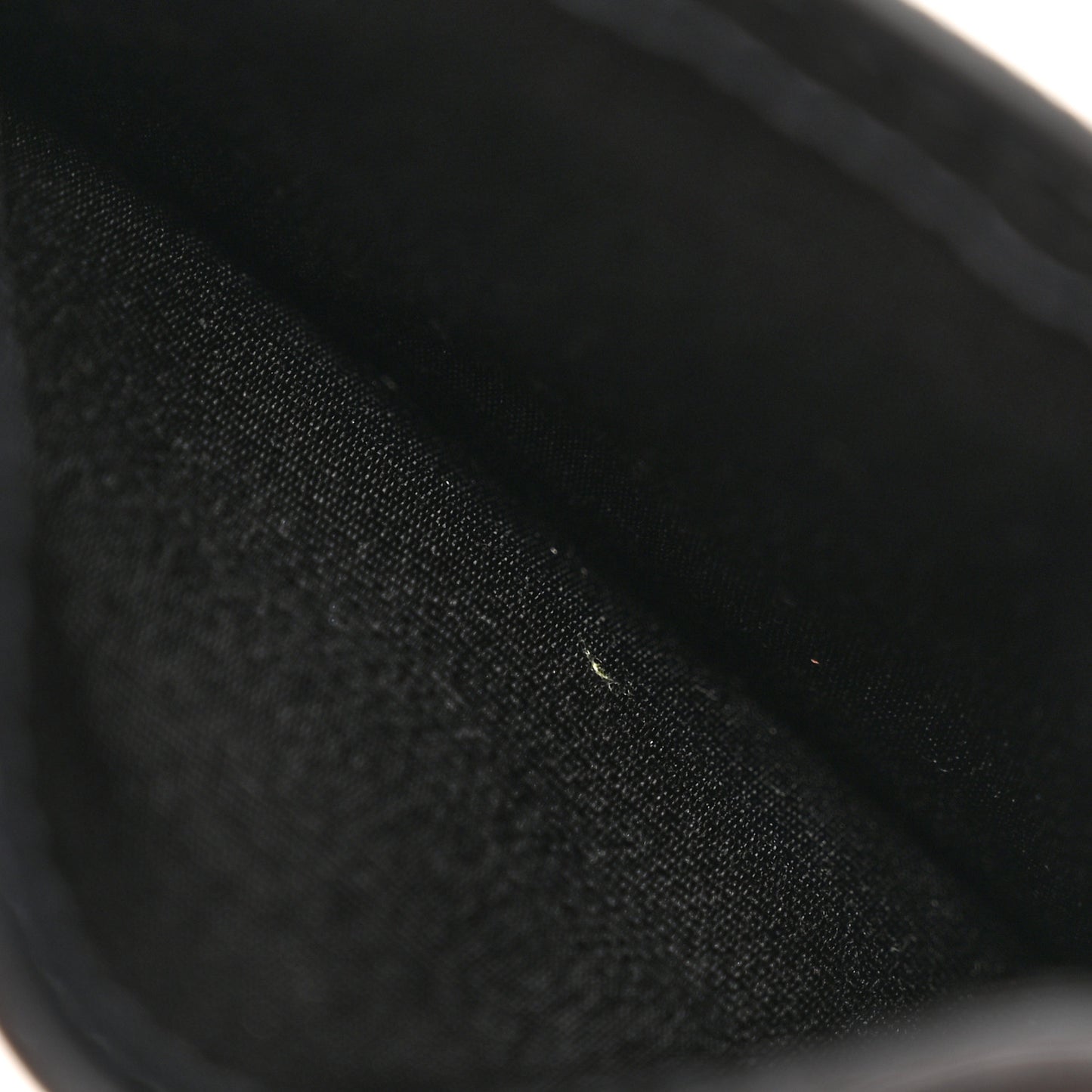 Coated Canvas Calfskin Check Money Clip Card Case Charcoal